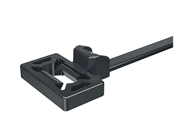 可橫向調整的一體式焊接螺栓固定扎帶